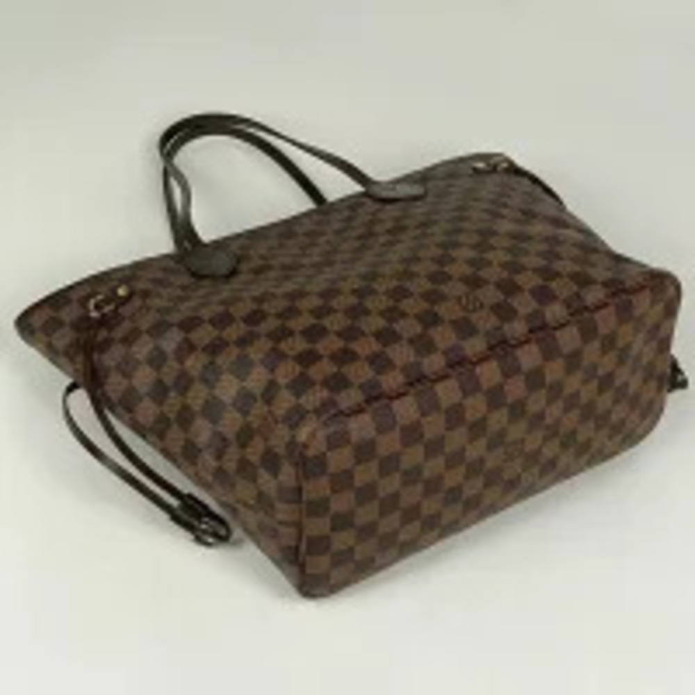 Louis Vuitton Shoulder Neverfull Bag Shopping Damier Tote Brown